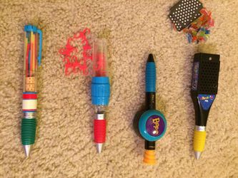 Minigame pens: Lite Brite, Barrel of Monkeys, Tinker Toys & Bop-it.