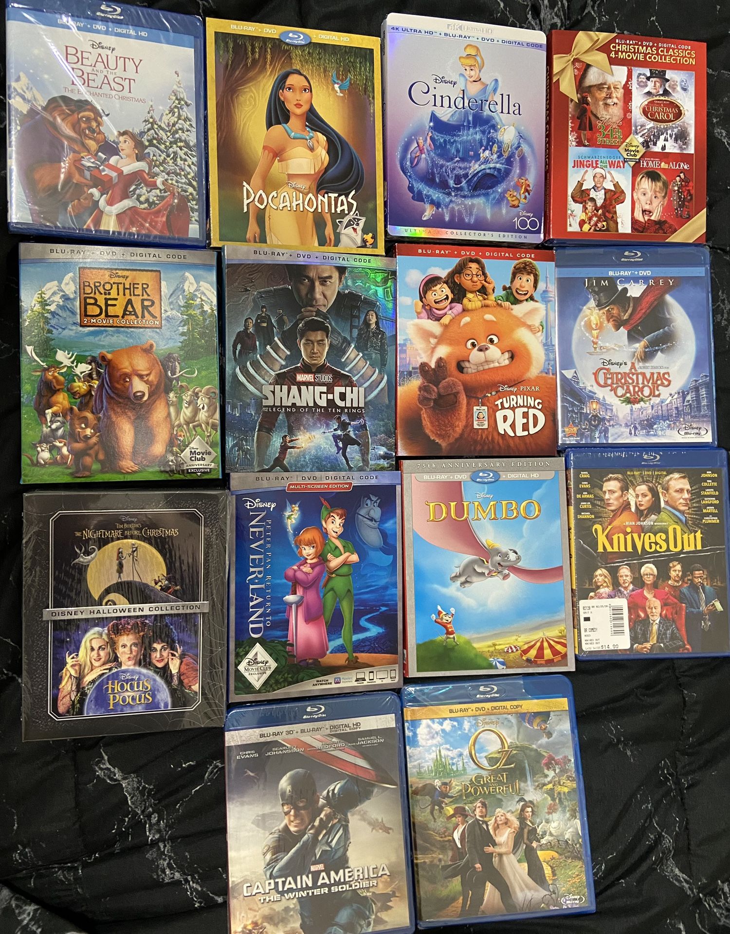17 Brand New SEALED Blu-Ray/Dvd Movie Collection!
