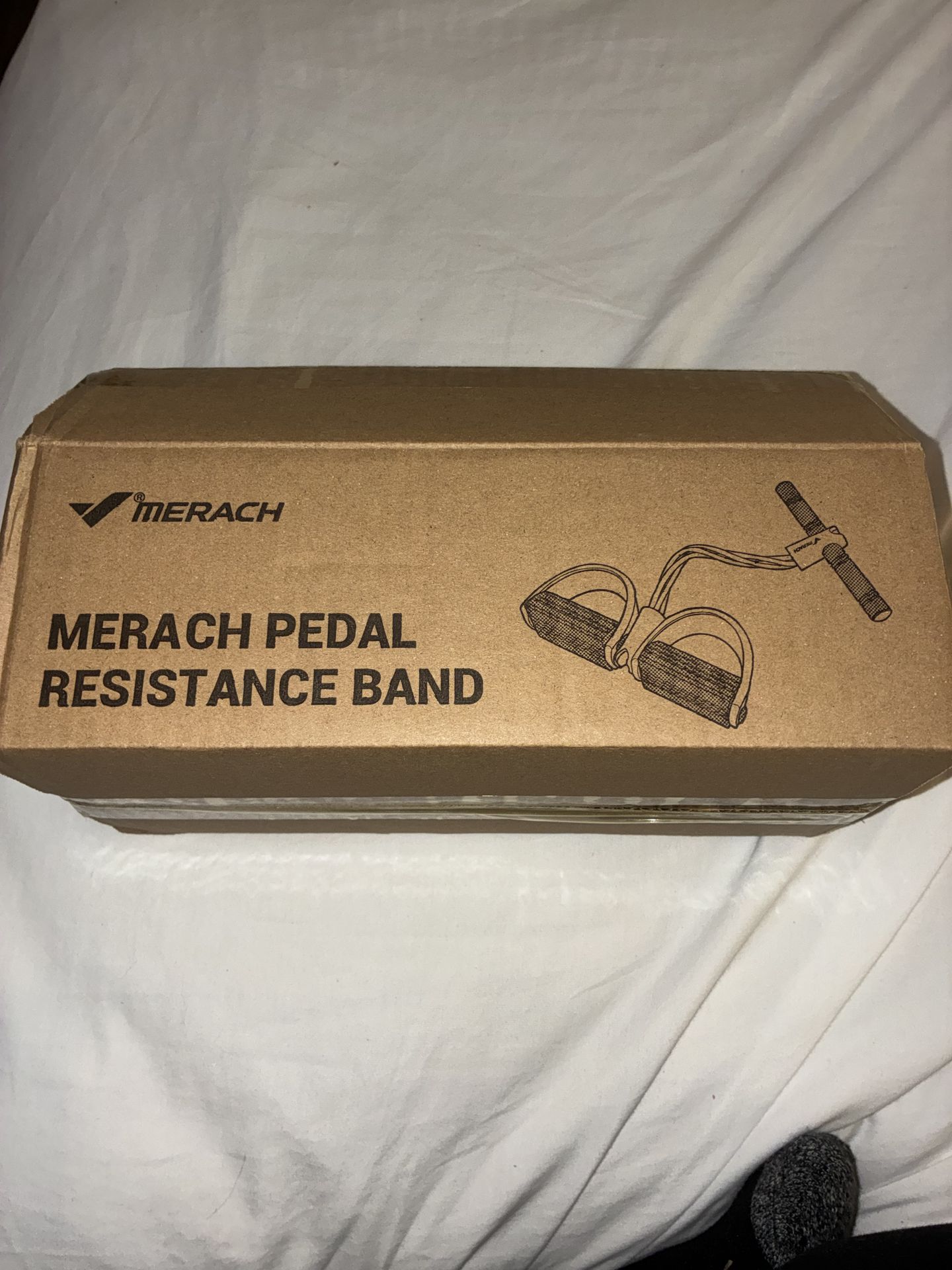 Perdal resistance band with handles