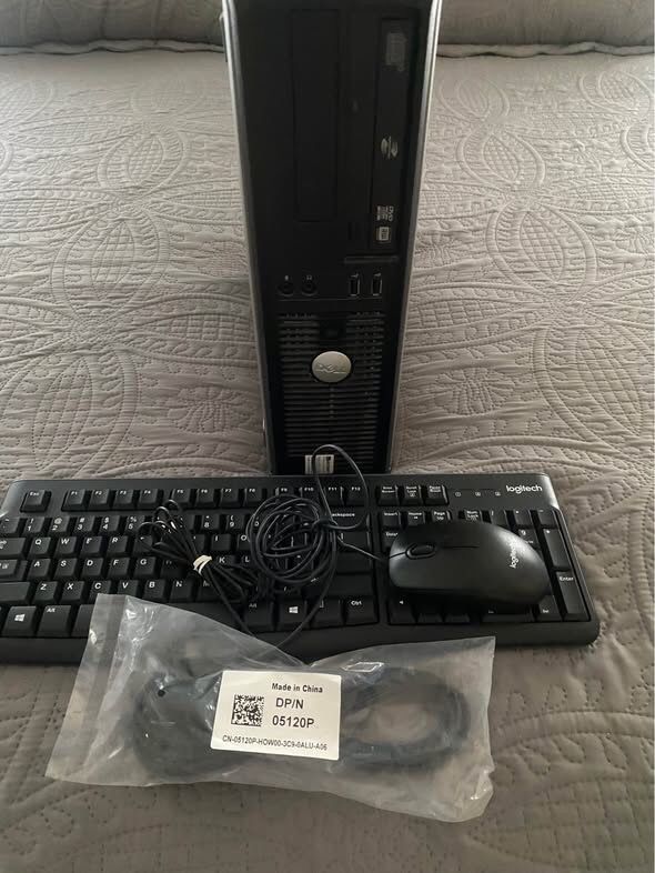 Dell 755 Desktop With Keyboard And Mouse 