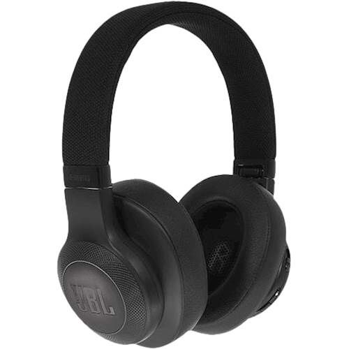 JBL - E55BT Wireless Over-the-Ear Headphones - Black