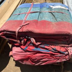 Sails For A 45 Foot Sailboat, Good Shape And Stored Inside Till Recently Been Covered