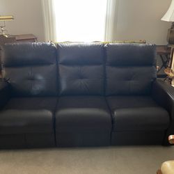 Brown  Couch - Recliner