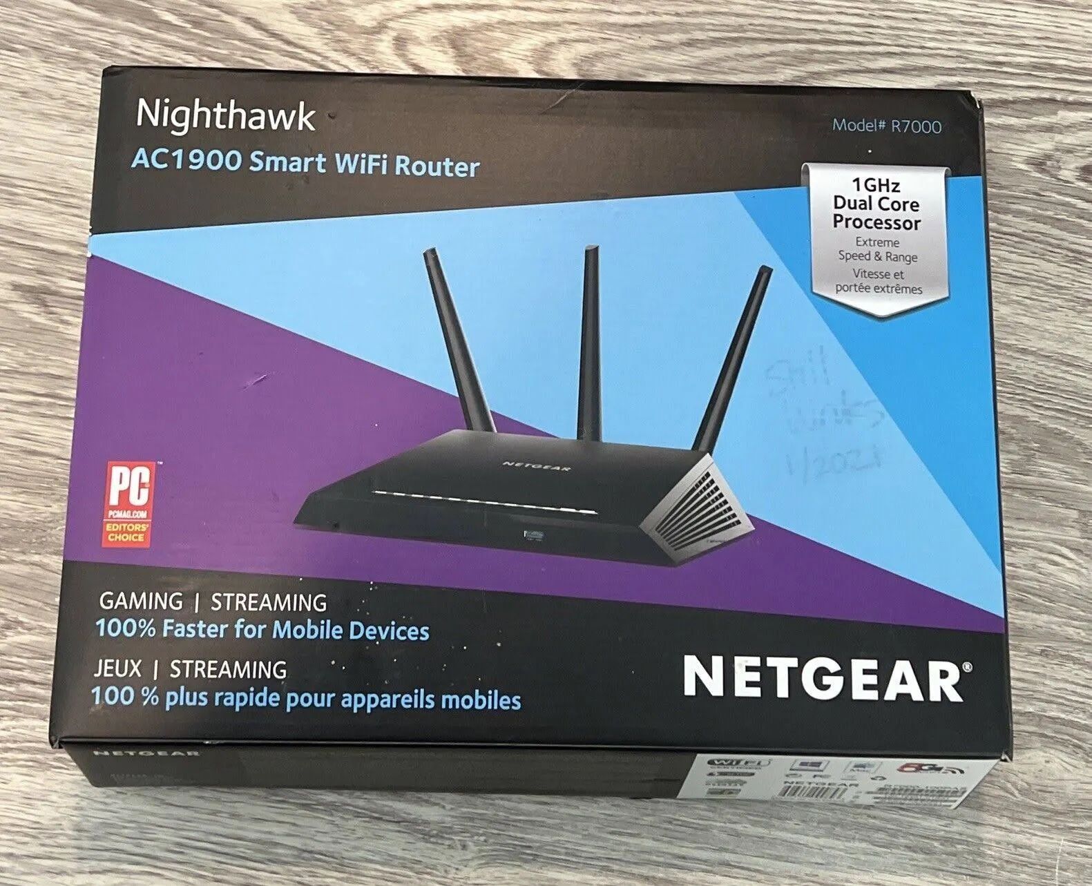 R7000 — Nighthawk AC1900 Smart WiFi Dual Band Gigabit Router Model / Version: R7000
