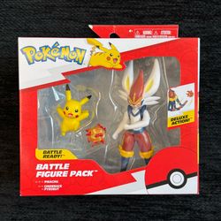 POKÉMON BATTLE FIGURE PACK PIKACHU & CINDERACE