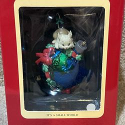 Carlton Heirloom It's A Small World Christmas Holiday Ornament 
