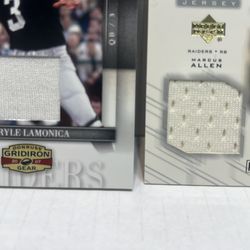 Raiders jersey cards