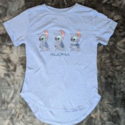 Lilo & Stitch ALOHA Youth Scoop Shirt