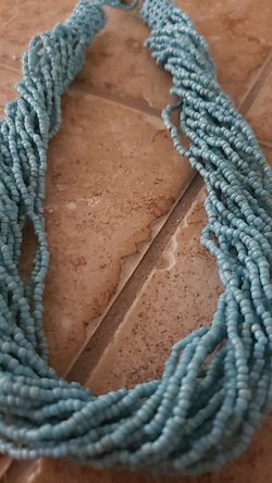 Turquoise choker necklace