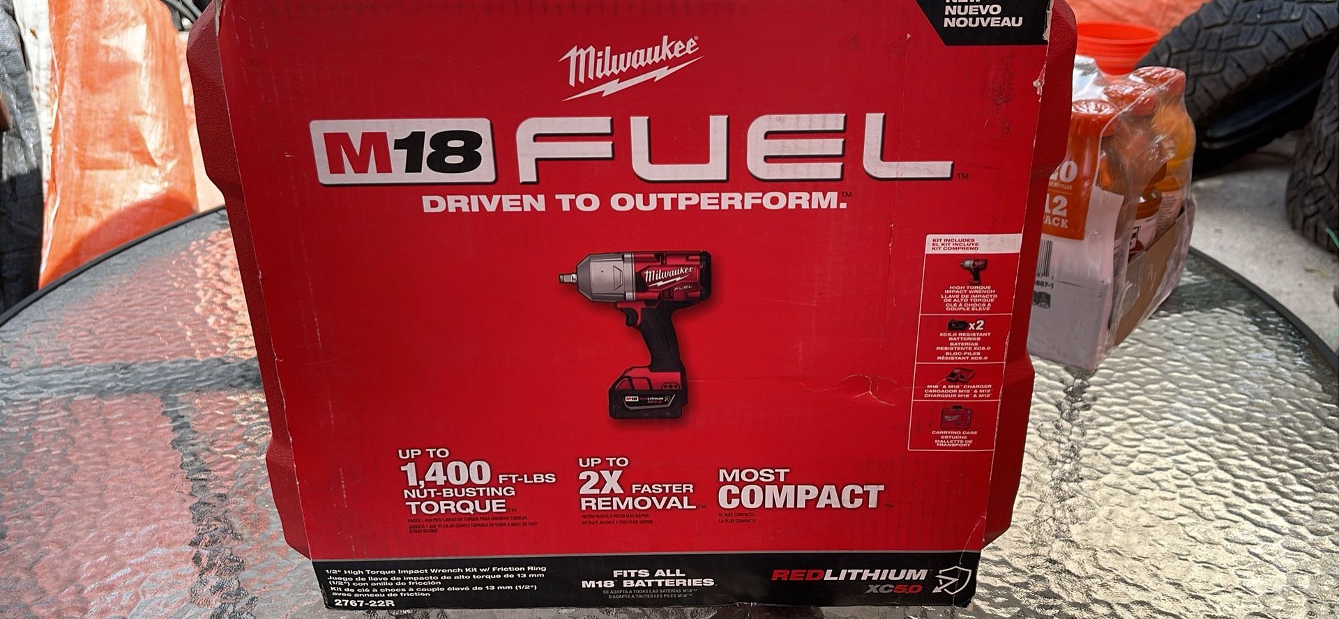 Milwaukee 2767-22R Fuel High Torque 1/2" Impact Wrench w/Friction Ring Kit