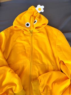 Yellow Replica Pikmin Zip-Up Hoodie Unisex