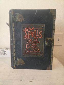 Vintage Hallmark Halloween Spells Potions Creepy Concoctions Talking Candy Box