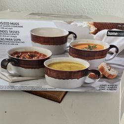 New Large Soup Mugs