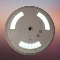 Solar Flagpole Light with LED Technology