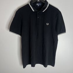 Fred Perry M3600 Polo Shirt Mens XL Black