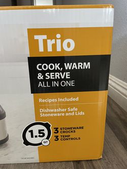 Crock Pot 3, 1.5QT Trio for Sale in Rialto, CA - OfferUp