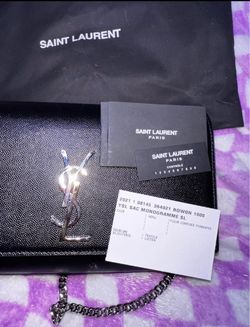 Black YSL Bag