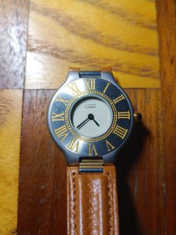 Ladies Cartier Must De Cartier 21 Quartz Watch No Box