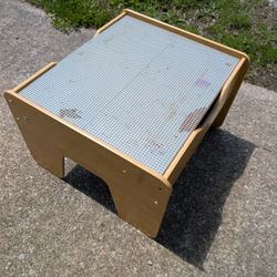 Kids Lego / activity table with built-in baseplates