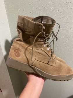 McRae Marine Hot Weather Made In USA Mens Size 12 Brown Wide Tactical Boots