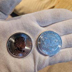 Silver Canada 1 1/4 Oz Coins