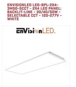 New in Box ENVISIONLED 2x4 LED Panel: BackLit Line