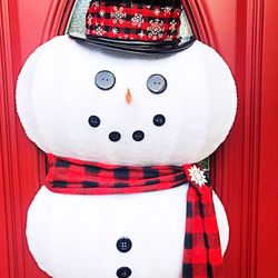 Snowman Door Decor