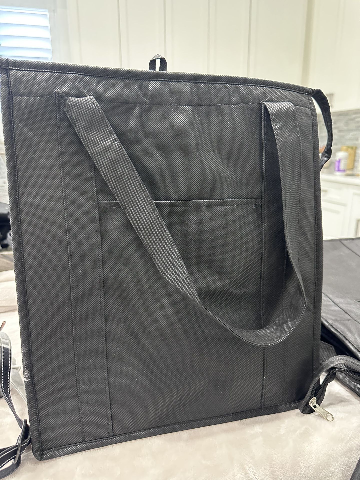 Insulated Black Grocery Bag