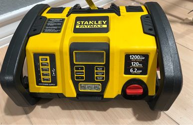 🔥 STANLEY FATMAX 1200 Peak Amp Power Station / Jump Starter – NEW OPEN BOX 🔥