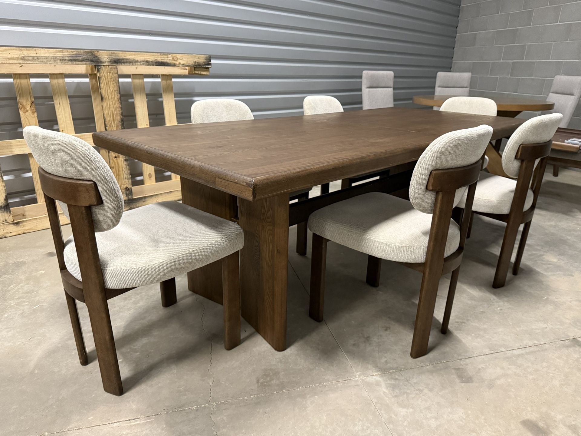 7 PIECE DINING TABLE SET