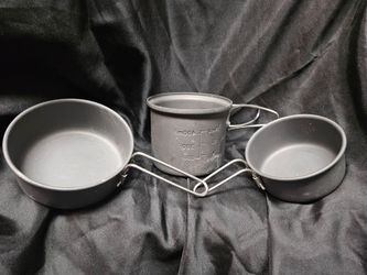 Coleman camping pots