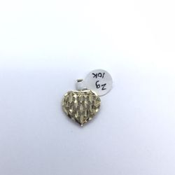 Gold Heart Pendant 
