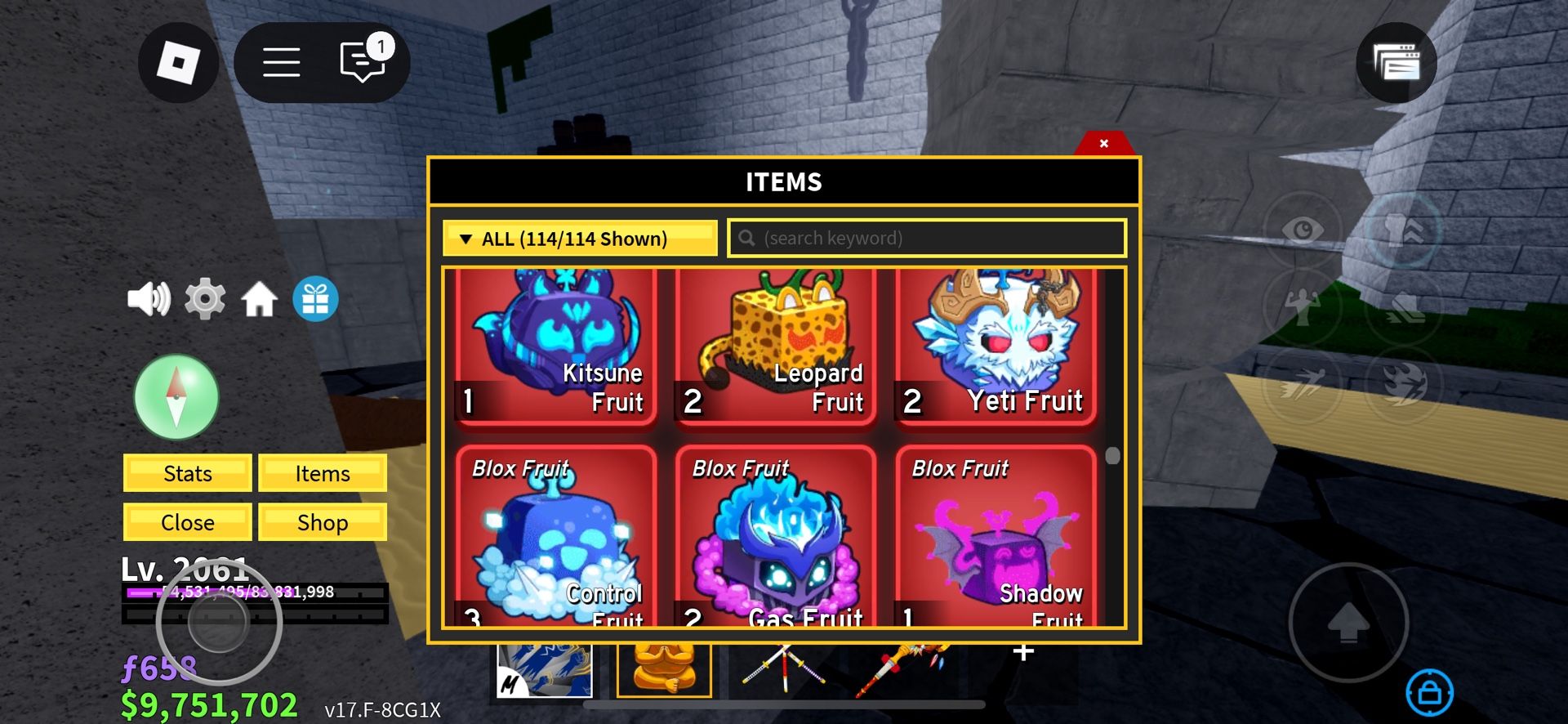 Selling Just Normal Bloxfruits
