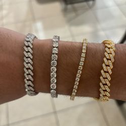 Diamond Test Approved! Moissanite Bracelets