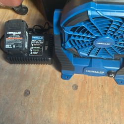 Hercules Fan, 1 Battery and Charger 
