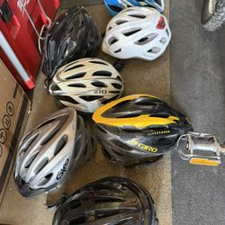 BIKE HELMETS $15 EACH R TWO FOR $25 7 AVAILABLE 