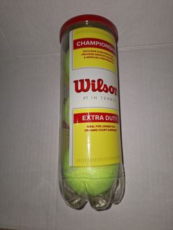 Wilson extra duty 3pk tennis balls