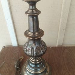 Vintage  Solid   Brass Lamp 