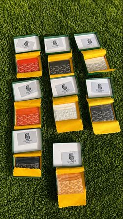 Goyard Paris Card Holder Wallet with Box