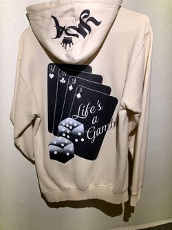 YOUNG & AMBITIOUS Graphic Hoodie Cream