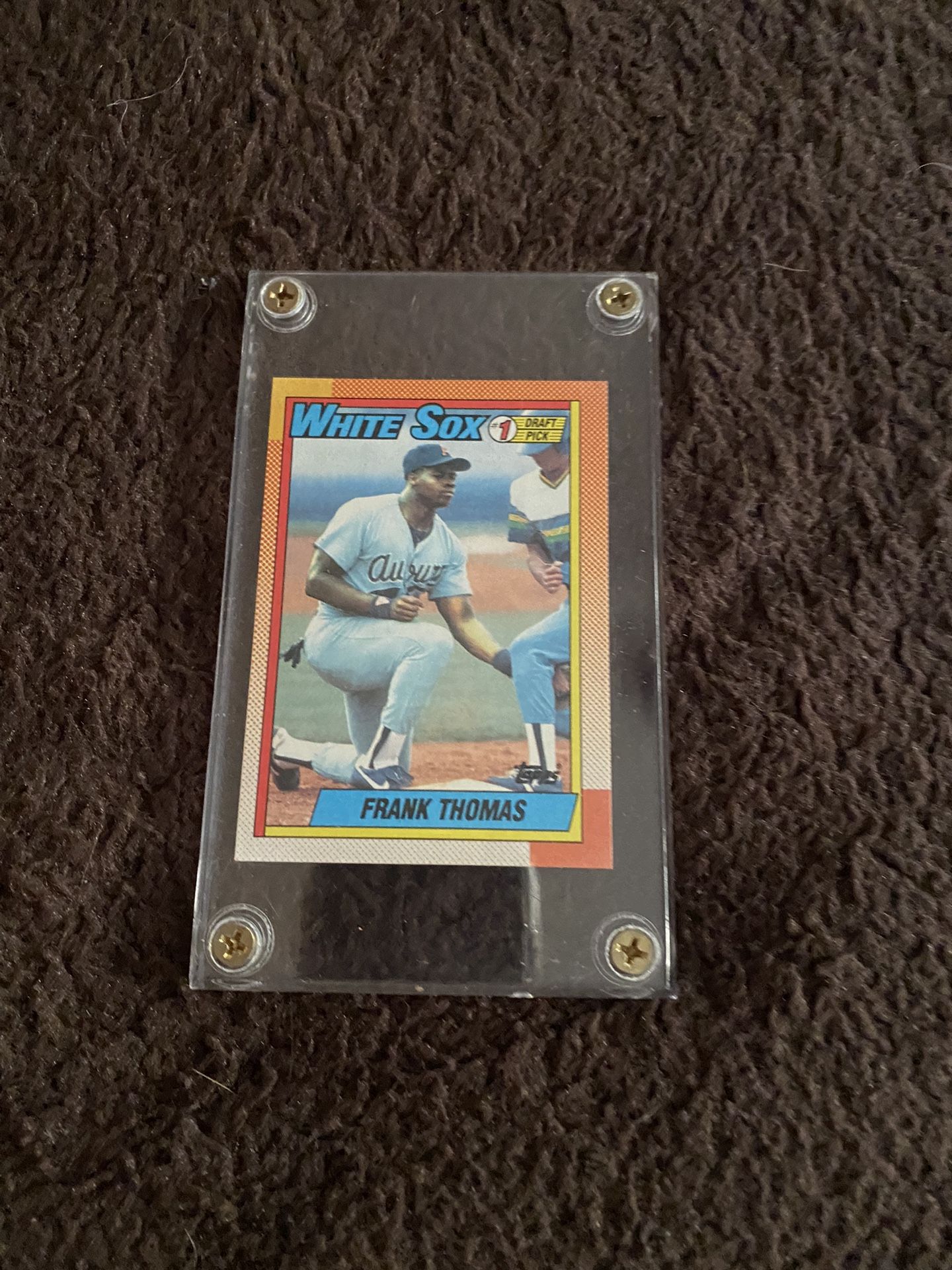 Frank Thomas 1989 Topps White Sox #1 Draft Pick Card #414