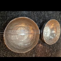 Silver Style Bowls Set Of 2