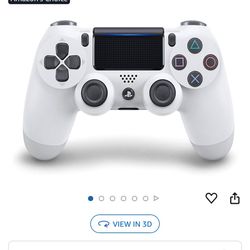 PS4 Glacier White DualShock Controller 