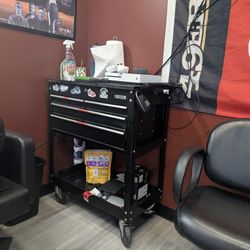 Two Barber Chairs....And Tool Chest