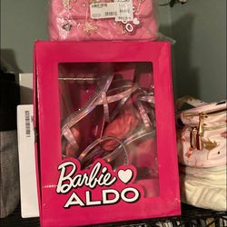 Aldo Barbie Collection Shoes And Purse 