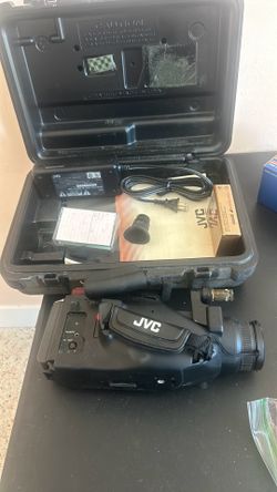 Vintage JVC camcorder in case