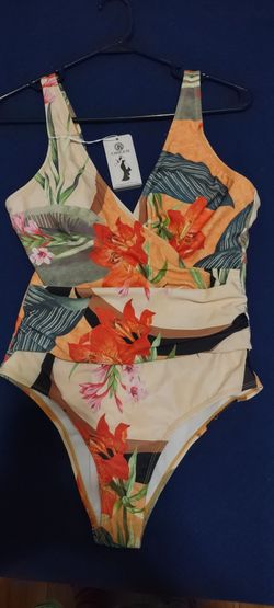 Floral Medium Bathing Suit