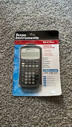 Texas Instrument BA II Plus Financial Calculator