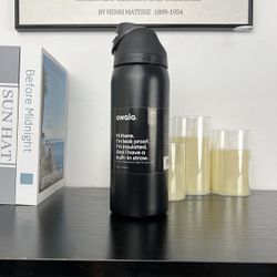 owala 32 Oz Insulated Stainless Steel Water Bottle With Straw For Sports And Travel, Hint Of Grape & Insulated Stainless Steel Water Bottle With Straw