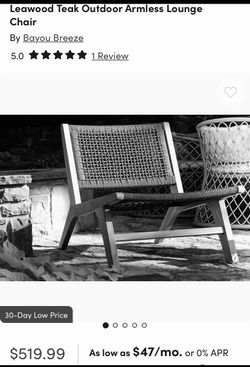 Leawpod Teak Lounge Chair Outdoor 